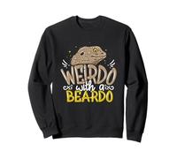 Divertido Dragón Barbudo Lagarto Amante Reptil Dueño Humor Mascota Sudadera