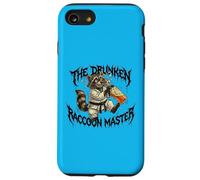 Divertido Drunk Raccoon Master Karate Carcasa para iPhone SE (2020) / 7/8
