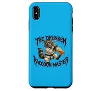 Divertido Drunk Raccoon Master Karate Carcasa para iPhone XS MAX