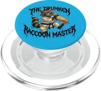 Divertido Drunk Raccoon Master Karate PopSockets PopGrip para MagSafe