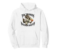 Divertido Drunk Raccoon Master Karate Sudadera con Capucha