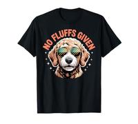 Divertido dueño de perro Goldendoodle sin pelusas dado garabato dorado Camiseta