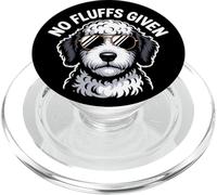 Divertido dueño de perro Sheepadoodle sin pelusas dado juego de palabras PopSockets PopGrip para MagSafe
