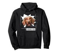 Divertido dueño de Perro Vizsla, Humor de Perro Sudadera con Capucha
