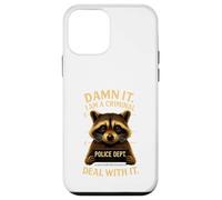 Divertido Dulce Raccoon Search Photo Police Gift Carcasa para iPhone 12 Mini