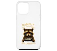 Divertido Dulce Raccoon Search Photo Police Gift Carcasa para iPhone 12 Pro MAX