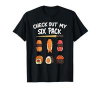 Divertido Echa un Vistazo a mi Paquete de Seis Sushi Amante de la Comida Japonesa Camiseta