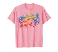 Divertido Educativo Rockstar Profesor Matemáticas Equipo Música Enseñanza Camiseta