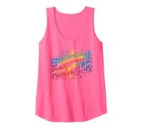 Divertido Educativo Rockstar Profesor Matemáticas Equipo Música Enseñanza Camiseta sin Mangas