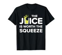 Divertido El Jugo Vale la pena Exprimir Dieta Saludable de Jugo Camiseta