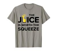 Divertido El Jugo Vale la pena Exprimir Dieta Saludable de Jugo Camiseta