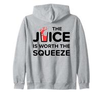 Divertido El Jugo Vale la pena Exprimir Dieta Saludable de Jugo Sudadera con Capucha
