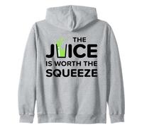 Divertido El Jugo Vale la pena Exprimir Dieta Saludable de Jugo Sudadera con Capucha