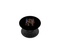 Divertido Elefante Café Helado Divertido Animal Meme Elefante PopSockets PopGrip Adhesivo