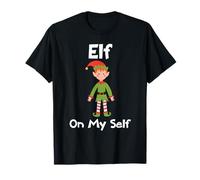 Divertido Elfo navideño en mi Propio Polo Norte Humor Camiseta