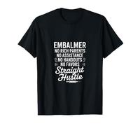 Divertido embalsamador Diciendo Que no Hay Padres Ricos ajetreo Recto Camiseta
