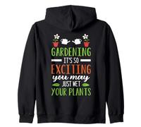Divertido emocionado mojado mis plantas jardinería amante de las plantas jardinero Sudadera con Capucha