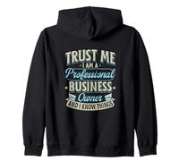 Divertido Empresario Empresario Autónomo Trabajo Humor Sudadera con Capucha