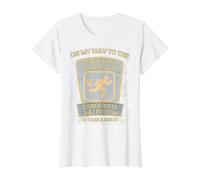 Divertido en mi Camino al baño sin género para Tomar una Ella/It Camiseta gráfica económica, Mujer, Blanco, L