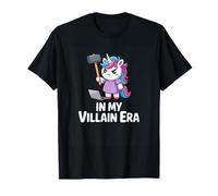 Divertido en mi era de Villanos, Unicornio, sarcástico, Enojado, Kawaii Camiseta