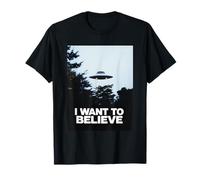 Divertido Encuentro esperanzador clásico de «Quiero Creer» sobre ovnis Camiseta
