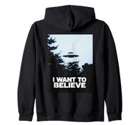 Divertido Encuentro esperanzador clásico de «Quiero Creer» sobre ovnis Sudadera con Capucha