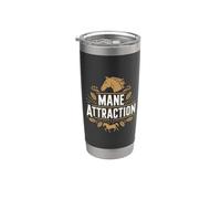 Divertido entrenador de caballos Mane Attraction Vaso térmico de acero inoxidable de doble pared