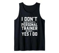 Divertido Entrenador Personal Entrenamiento de Fuerza Fitness Camiseta sin Mangas