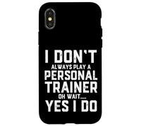 Divertido Entrenador Personal Entrenamiento de Fuerza Fitness Carcasa para iPhone X/XS