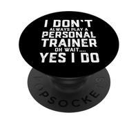 Divertido Entrenador Personal Entrenamiento de Fuerza Fitness PopSockets PopGrip Adhesivo