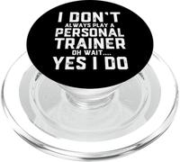 Divertido Entrenador Personal Entrenamiento de Fuerza Fitness PopSockets PopGrip para MagSafe