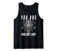Divertido entrenamiento de lobo gris Calisthenics Your Only Limit Camiseta sin Mangas