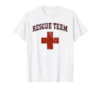 Divertido Equipo de Rescate Enfermera EMT EMS Crucero Salvavidas Campamento de natación Camiseta