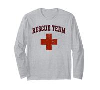 Divertido Equipo de Rescate Enfermera EMT EMS Crucero Salvavidas Campamento de natación Manga Larga