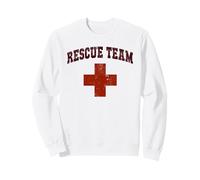 Divertido Equipo de Rescate Enfermera EMT EMS Crucero Salvavidas Campamento de natación Sudadera