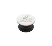 Divertido Escritor Pluma estilográfica Juego de Palabras escribe Donde perteneces PopSockets PopGrip Adhesivo