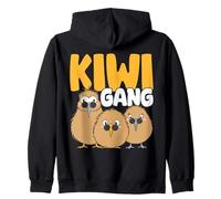 Divertido escuadrón de Dibujos Animados Kiwi Gang Cute Kiwi Birds Sudadera con Capucha