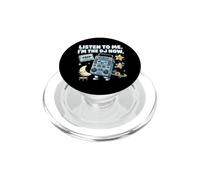 Divertido Escúchame Im The DJ Now Boombox Kawaii Music Lover PopSockets PopGrip para MagSafe