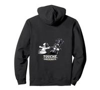 Divertido Esgrima Ajedrez Jaque Mate Peón vs Rey Sudadera con Capucha