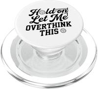 Divertido Espera, déjame Pensar Demasiado en Este Humor Jugador de Voleibol PopSockets PopGrip para MagSafe