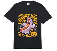 Divertido espíritu de Perrito Caliente de Halloween de Haunt Dog Comfort Colors Adult Heavyweight T-Shirt
