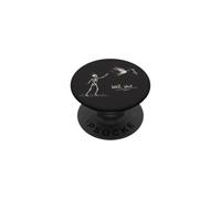 Divertido Esqueleto pájaro dejando Caer Huesos Humor Oscuro PopSockets PopGrip Adhesivo