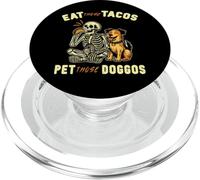 Divertido Esqueleto Perro Come esos Tacos Mascota esos PopSockets PopGrip para MagSafe