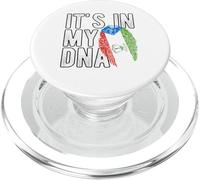 Divertido está en mi ADN Bandera de Guinea Ecuatorial Huella digital PopSockets PopGrip para MagSafe