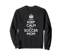 Divertido Estampado Blanco con el Texto «I'm A Soccer Mom» de «I Can't Keep Calm» Sudadera