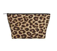 Divertido Estampado de Leopardo., Bolsa de artículos de tocador Bolsa de Maquillaje Bolsa de cosméticos Bolsa de artículos de tocador de Viaje portátil