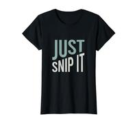 Divertido Estilista de Pelo, Regalo de peluquería, Estilista Camiseta gráfica económica, Mujer, Negro, M