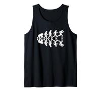 Divertido Evolución Humana Speed Run Sarcástico Camiseta sin Mangas