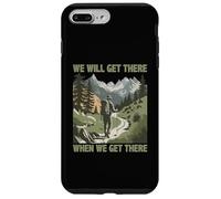 Divertido Excursionista mochilero Senderismo montañas Outdorr Carcasa para iPhone 7 Plus/8 Plus