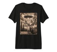 Divertido expediente de secuestro de ovnis alienígenas con evidencia de Ciervos 47-1978 Camiseta Premium